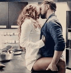 couple kitchen