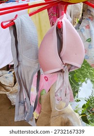 women underwear drying on clothesline 260nw 2732167339